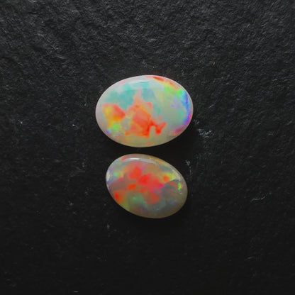 (Price For Parcel) Dark Opals With Multi Color Palettes