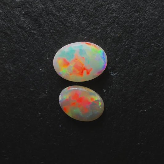 (Price For Parcel) Dark Opals With Multi Color Palettes