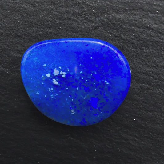 3.64 ct Affordable Black Opal With Solid blue Coloration