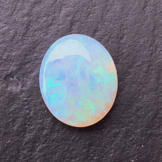 1.04ct Crystal Opal With A Green, Blue Play Of Color, From Lightning Ridge Australia
