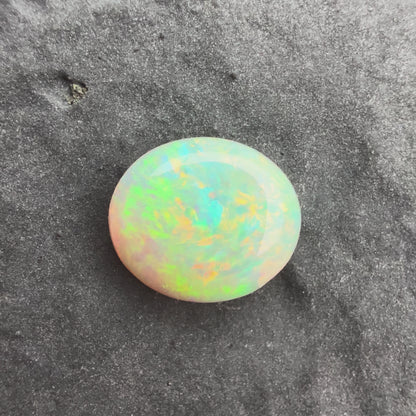 1.16cts Affordable Crystal Opal With A Green Blue Play Of Color, From Lightning Ridge Australia