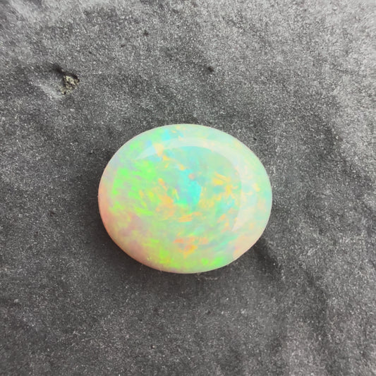 1.16cts Affordable Crystal Opal With A Green Blue Play Of Color, From Lightning Ridge Australia