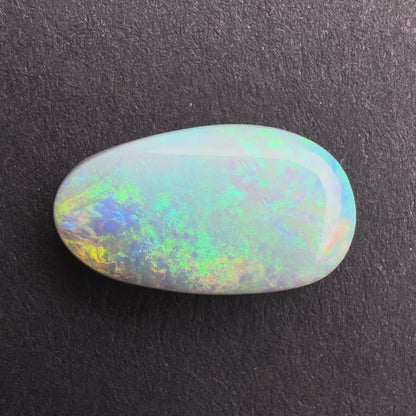 2.9cts Affordable Dark Opal With A Blue Green Multicolor Play Of Color, From Lightning Ridge Australia
