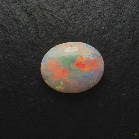 1.59ct Dark Opal With A Sunset Color Palette And A Mix Of Small Flash And Other Patterns