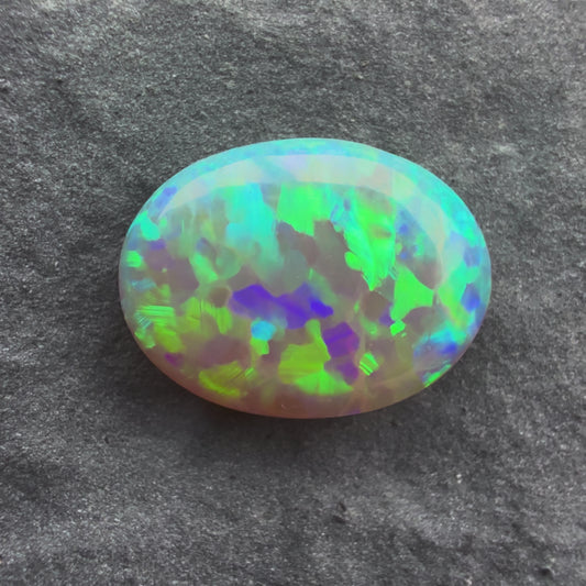 1ct Affordable Gem Crystal Opal With A Green, Blue Color Palette