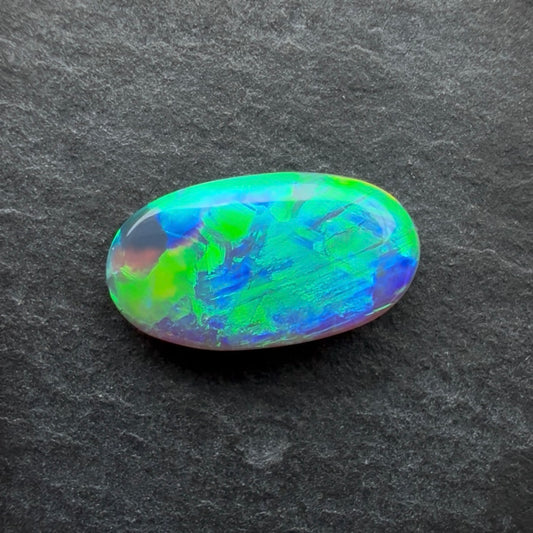 1.17cts Crystal Opal with a Green Blue Play of Color, From Lightning Ridge Australia