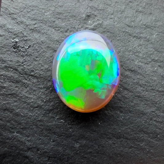2.26cts Crystal Opal With A Green Blue Play Of Color, From Lightning Ridge Australia (Copy)
