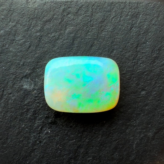 2.11cts Crystal Opal With A Green, Blue Play Of Color, From Lightning Ridge Australia