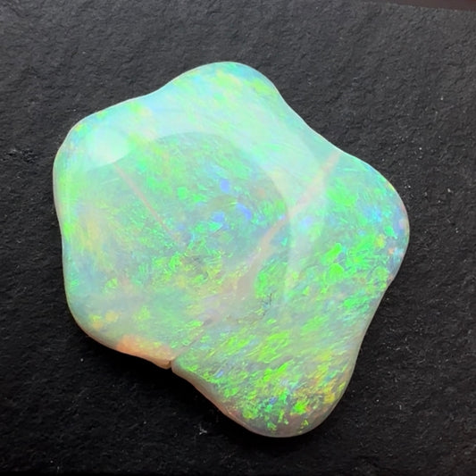 5.01cts Crystal Opal With A Green, Blue Play Of Color, From Lightning Ridge Australia