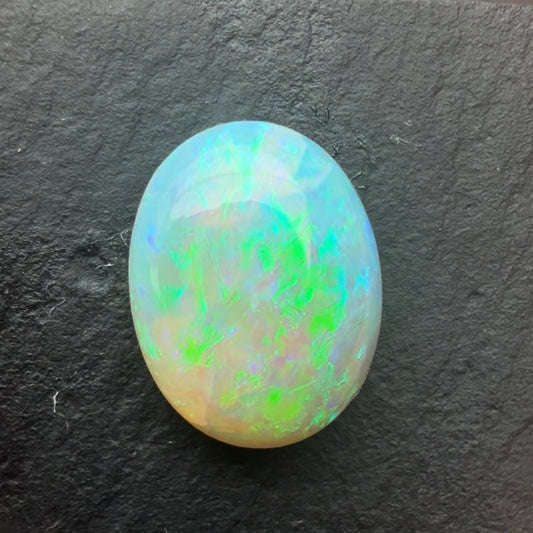 3.91cts Crystal Opal With A Green, Blue Play Of Color, From Lightning Ridge Australia