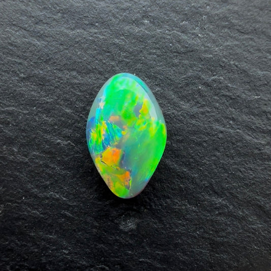 1.16cts Crystal Opal With A Green, Yellow, Gold Play Of Color, From Lightning Ridge Australia