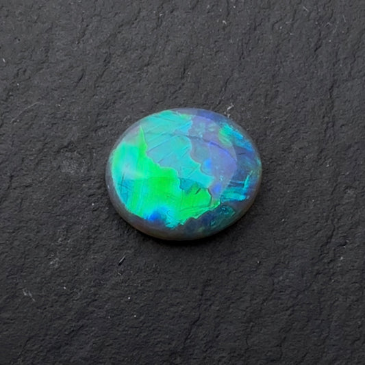 1.15ct Black Opal With A Green, Blue Play Of Color, From Lightning Ridge Australia