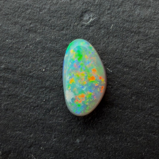 1.17ct Dark Opal With A Red, Pink Multicolor Play Of Color, From Lightning Ridge Australia