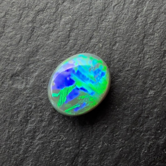 1.03 Black Opal With A Green, Blue Play Of Color, From Lightning Ridge Australia