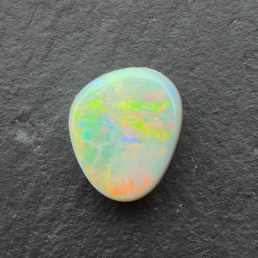 1.14 Dark Opal With Red, Pink Multicolor Play Of Color, From Lightning Ridge Australia