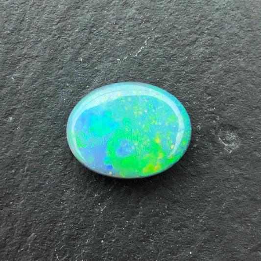 1.08ct Black Opal With A Green, Blue Play Of Color, From Lightning Ridge Australia