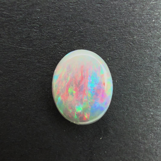0.64cts Affordable Dark Opal With A Red Pink Multicolor Play Of Color, From Lightning Ridge Australia