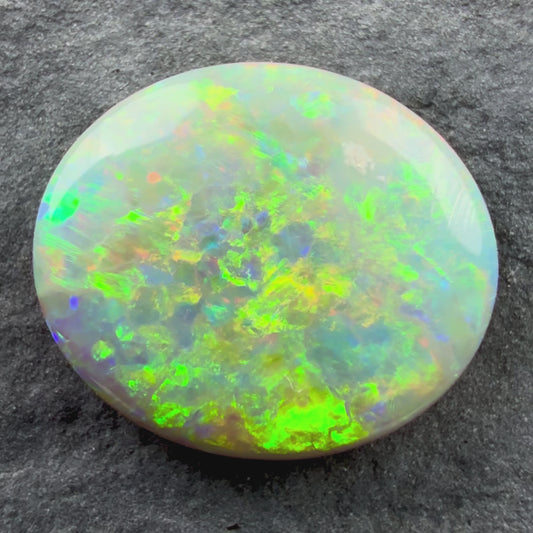 2.52cts Affordable Gem Dark Opal With A Beautiful Red Pink Multicolor Pattern