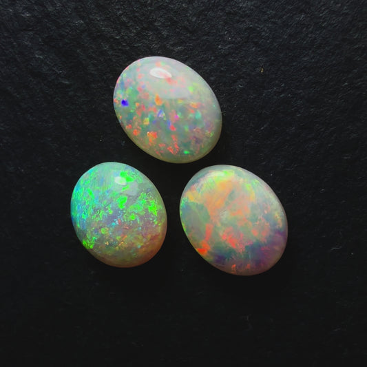 BUNDLE (Price For Parcel) Assorted Crystal Opals with Warm Color Palette