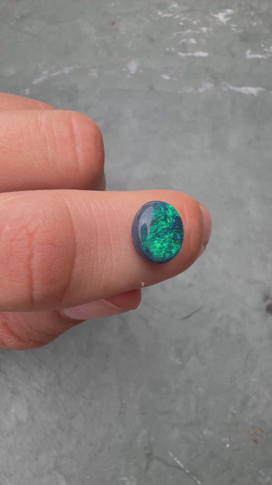 Black Opal Parcel For Mooh With Green, Blue and Green, Yellow, Gold Play Of Color, From Lightning Ridge Australia