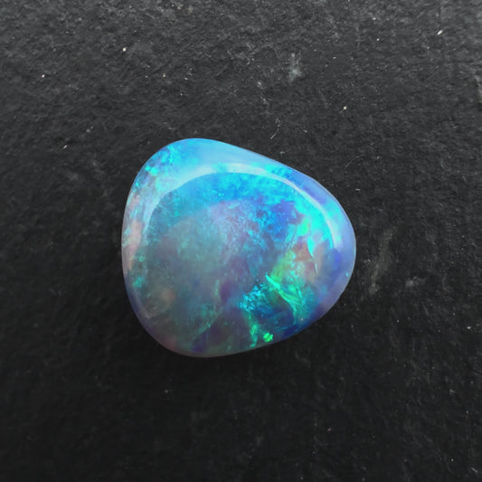 1.35ct Affordable Dark Opal With A Rich Blue Green Color Palette