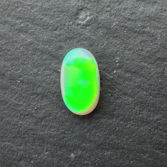 0.44ct Crystal Opal With A Green, Blue Play Of Color, From Lightning Ridge Australia