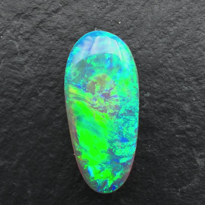 2.35ct Gem Crystal Opal With Vivid Colors And Depth