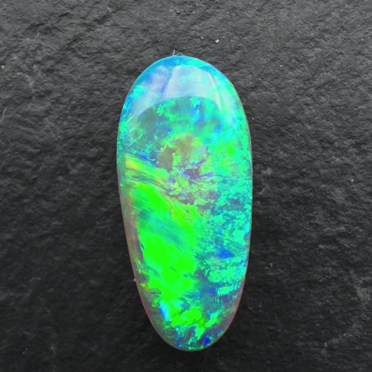 2.35ct Gem Crystal Opal With Vivid Colors And Depth