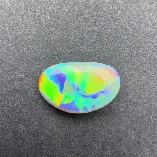 1.09cts Dark Opal With A Red Pink Multicolor Play Of Color, From Lightning Ridge Australia