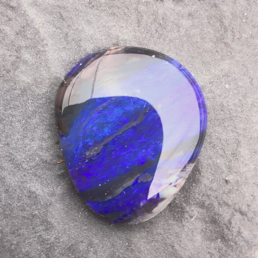 1.84cts Affordable Dark Opal With A Deep Blue Palette