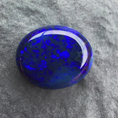 1.9cts Affordable Black Opal With A Deep Blue Play of color