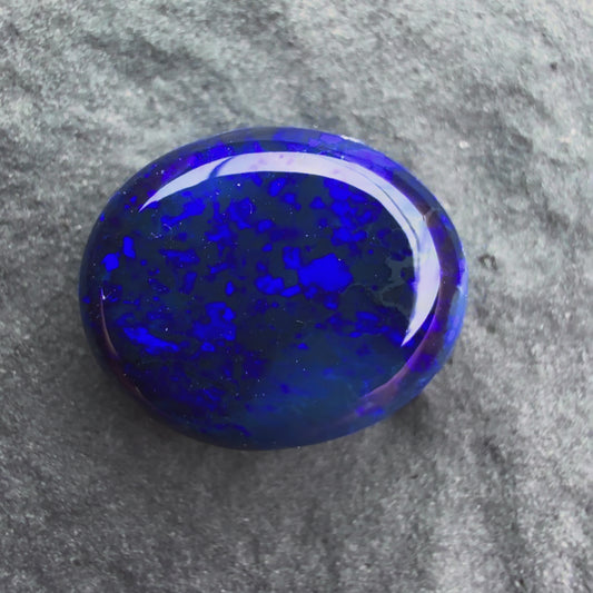 1.9cts Affordable Black Opal With A Deep Blue Play of color