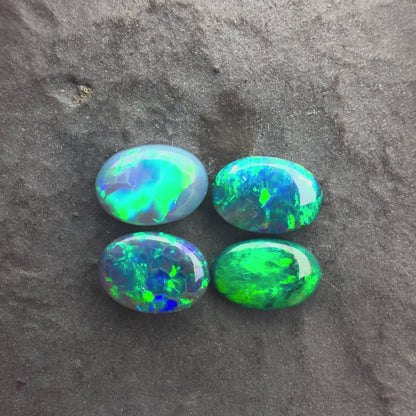 6mm x 4mm Crystal Opal Bundle With Green Yellow Gold Play Of Color, From Lightning Ridge Australia (Copy)