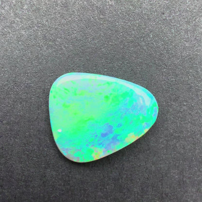 1.65cts Crystal Opal With A Green Blue Play Of Color, From Lightning Ridge Australia