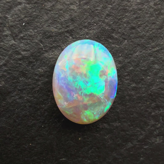 1.24ct Affordable Crystal Opal With A Minty Blue Green Color Palette
