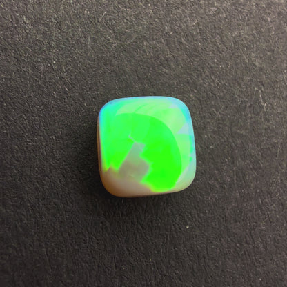 0.6cts Top Gem Dark Crystal Opal With A Green Blue Play Of Color, From Lightning Ridge Australia