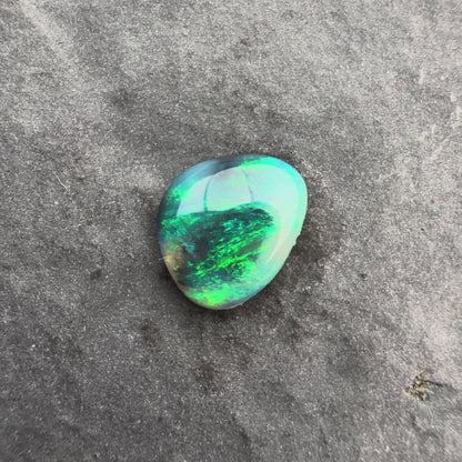 1.32cts Affordable Dark Opal With A Green Yellow Gold Play Of Color, From Lightning Ridge Australia (Copy)