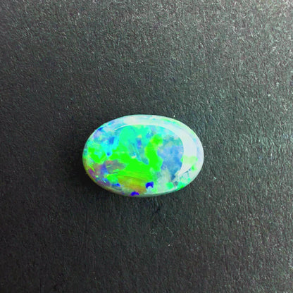 0.89cts Dark Opal With A Green Blue Play Of Color, From Lightning Ridge Australia