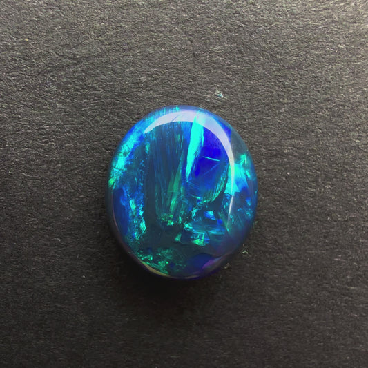1.39cts Affordable Black Opal With A Green Blue Play Of Color, From Lightning Ridge Australia