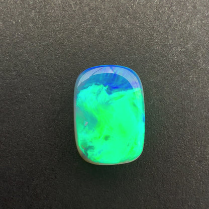 1.83cts Dark Opal With A Green Blue Play Of Color, From Lightning Ridge Australia