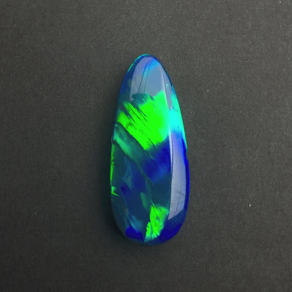 10.2cts world Class Gem Black Opal With A Beautiful Blue Green Play Of Color, From Lightning Ridge Australia