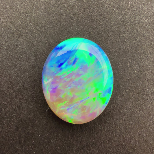 2cts Crystal Opal With A Blue Green Play Of Color, From Lightning Ridge Australia