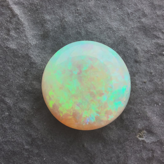 2.88cts Affordable Crystal Opal With Green Blue Play Of Color, From Lightning Ridge Australia