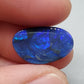 4.6ct Large Black opal with Blue color play and swirled small flash pattern