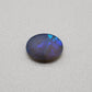 1.5cts Matte black crystal opal with subtle but rich blue green color play