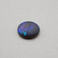 1.5cts Matte black crystal opal with subtle but rich blue green color play