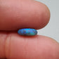 1.5cts Matte black crystal opal with subtle but rich blue green color play