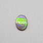 0.77cts Dark Opal with vivid Green-Gold iridescent blocky pattern