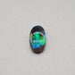 1.3cts Black Opal with Teal-blue rolling flash