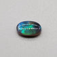 1.3cts Black Opal with Teal-blue rolling flash